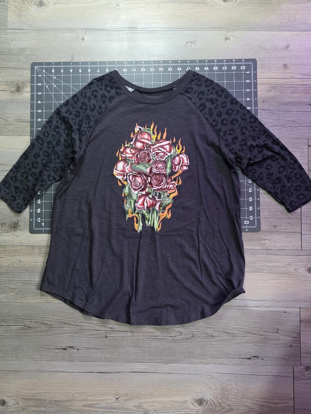 Torrid Rose Flame Super Soft Slub Jersey